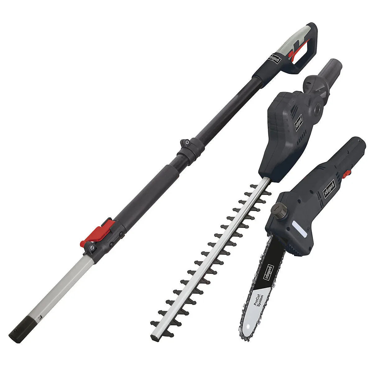 Scheppach 2-in-1 Electric Pole Hedge Trimmer & Saw - Versatile Garden Tool - Gomix Brands Outlet